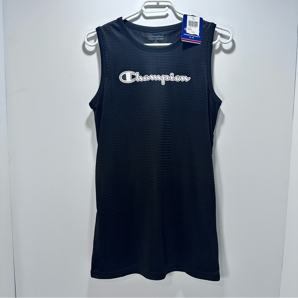 Champion Dress Girls Sz XL Sleeveless Spellout Mesh Authentic‎ Athleticwear Kids